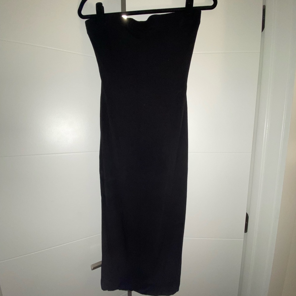 Strapless Bodycon Midi Dress